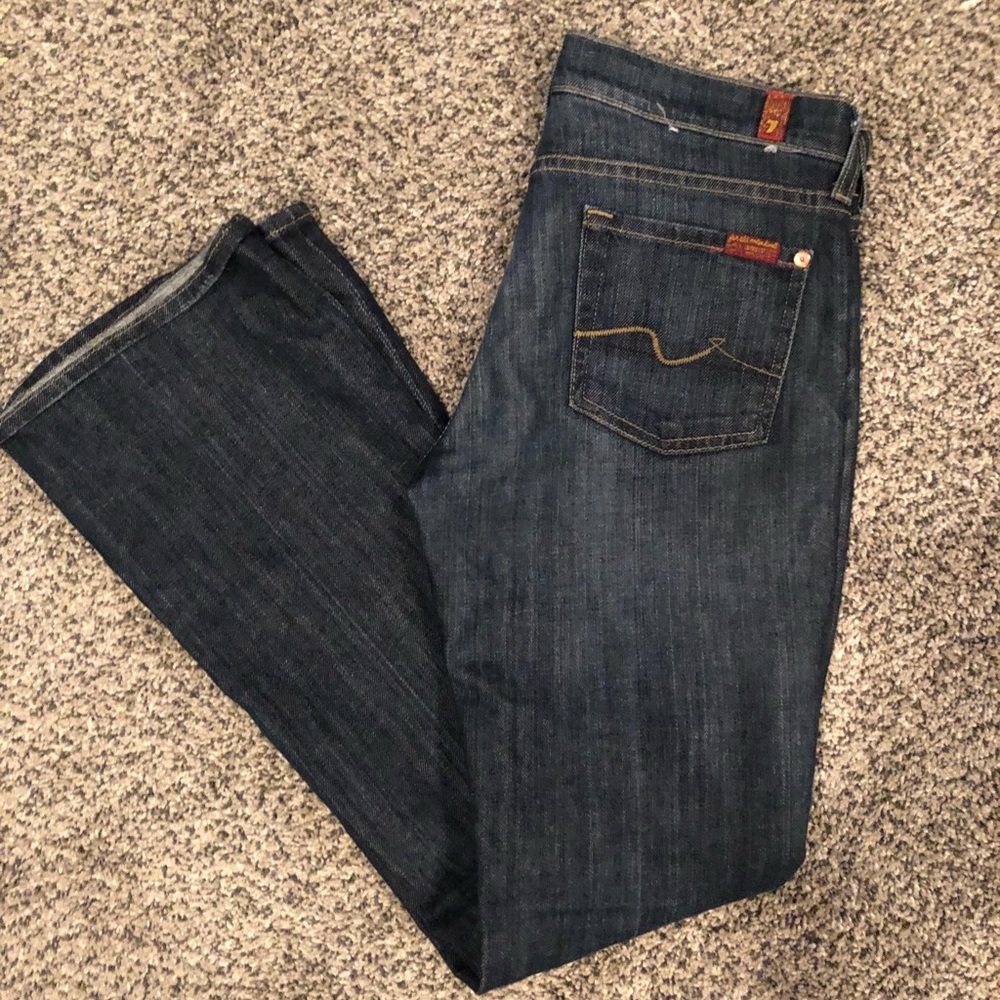 Women’s 7 for all mankind jeans. Size 26. Bootcut.